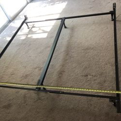 black cast iron king bed frame