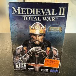 2006 Medieval II Total War - PC - Video Game - Complete W/ Map & Manual