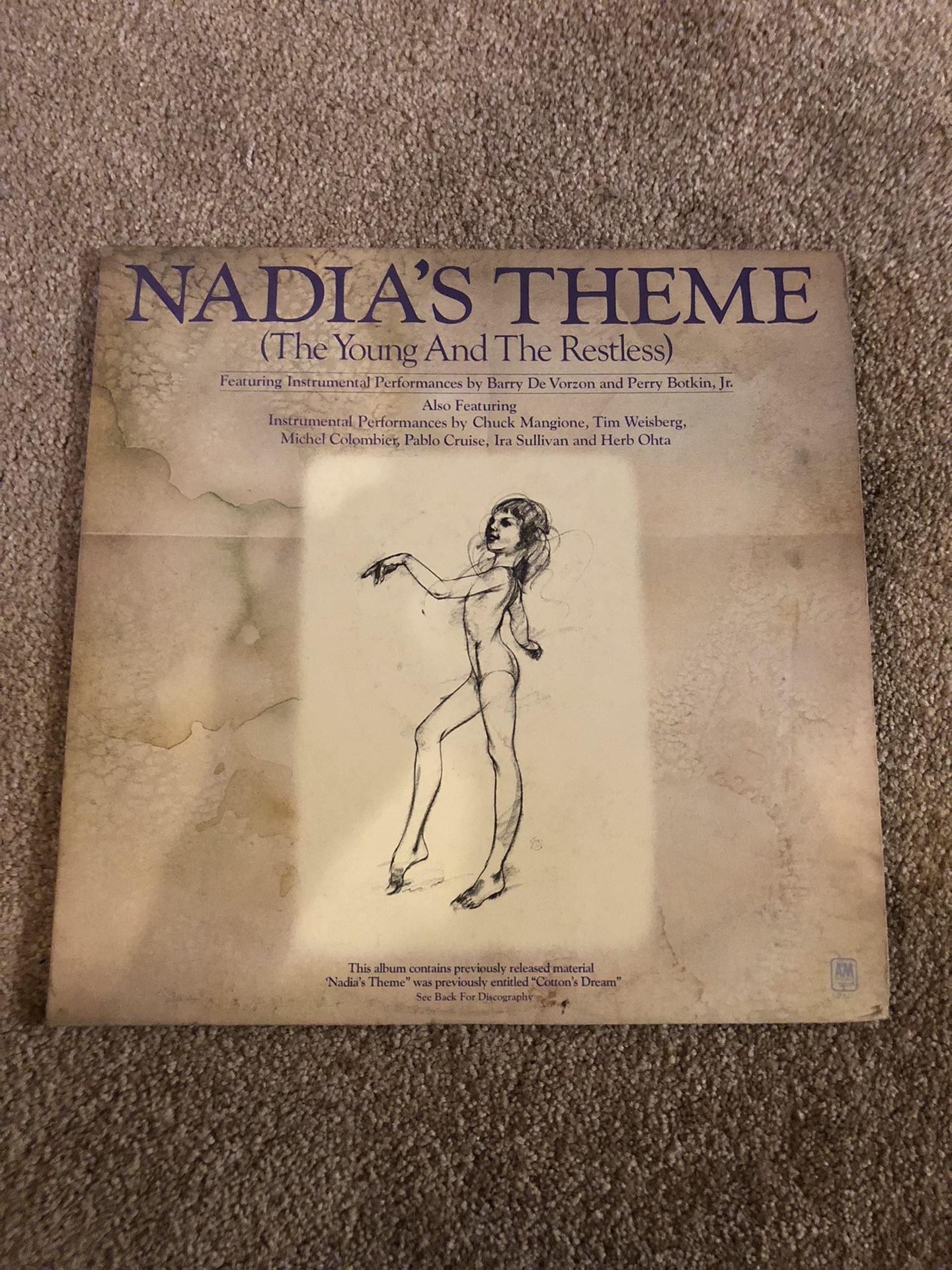 Nadia’s Theme The Young And The Restless Vinyl LP Record 1976