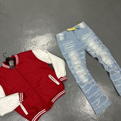 New Stacked Jeans New Jacket