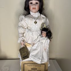 Vtg Seymour Mann Connoisseur Collection Porcelain Doll Limited Edition Jennifer