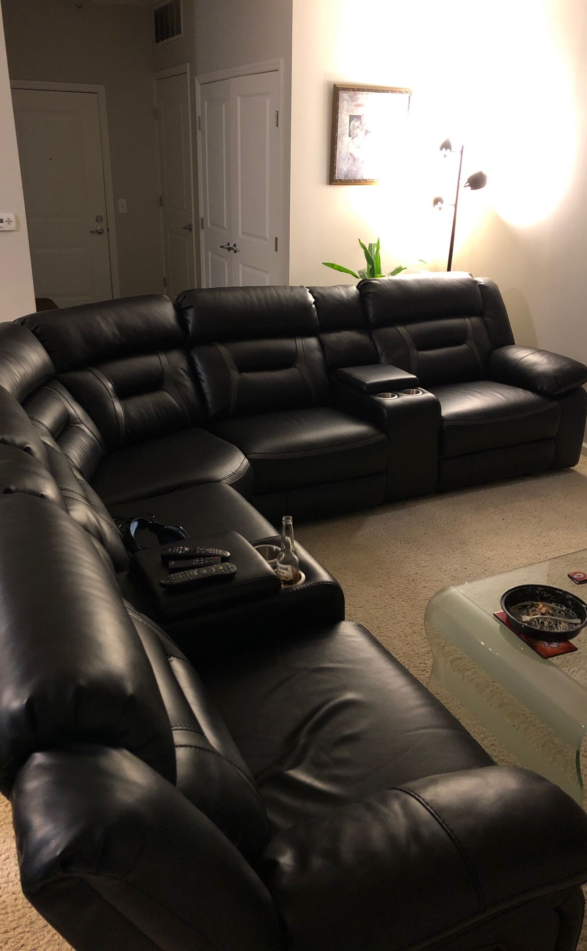 Leather Sectional