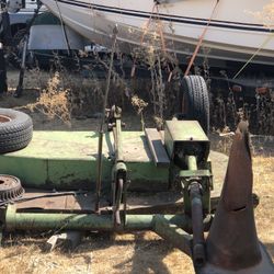 John Deere Twin Blade Rotary Mower PTO Driven With Hydraulic Lift Wheels