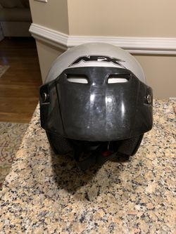 Very Nice Youth Size S Helmet Silver