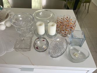 All glasses items together