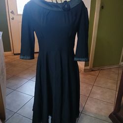 MUXXN Dark Blue Midi Dress 3XL
