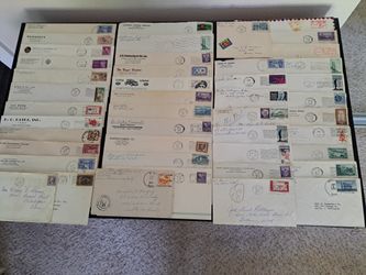 45 US mailed envelopes from the 50s and 60s.
