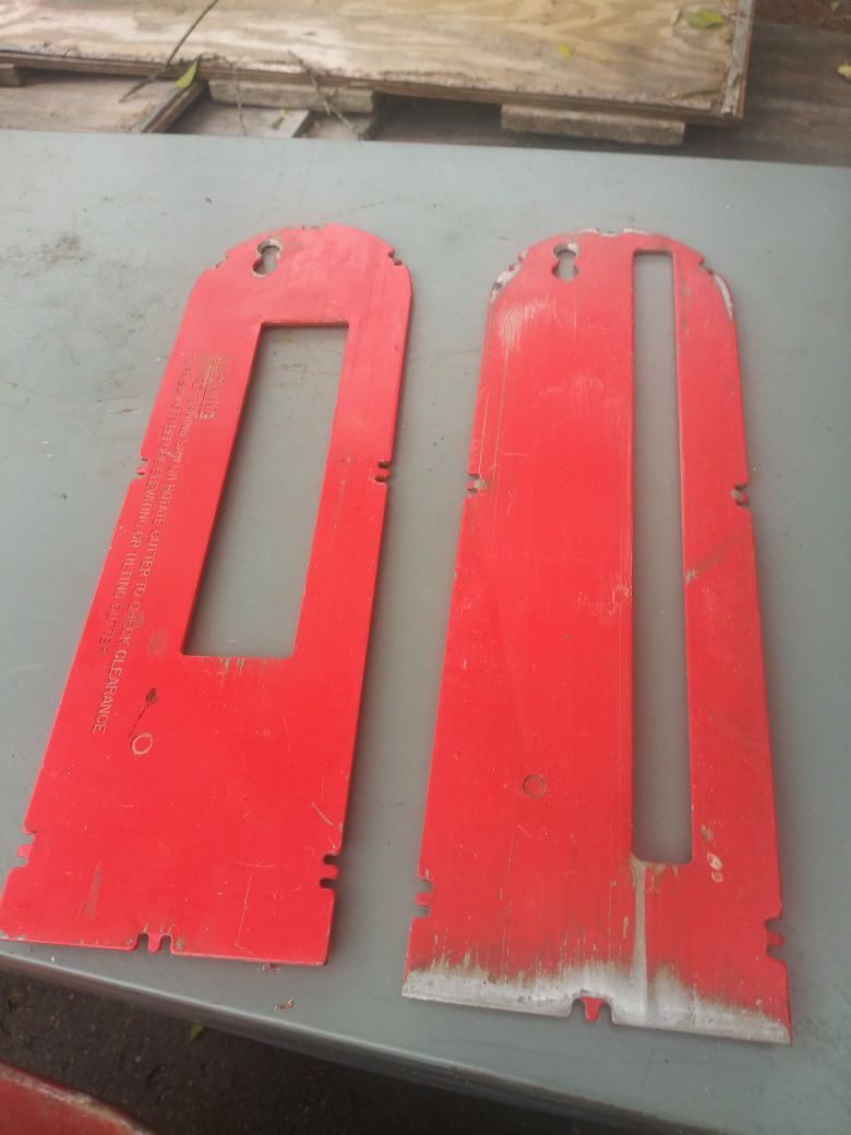 Table saw guards for table saw