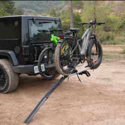 Bike Rack Loading Ramp, Bike Capacity 1 Load Capacity 100 lb