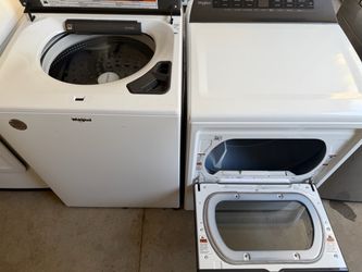 Whirlpool washer and electric dryer delivered installed