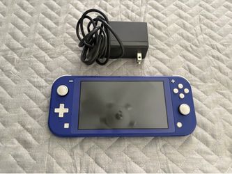 Nintendo Switch Lite Blue with Charger