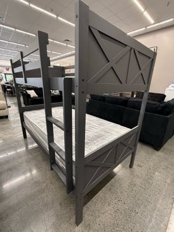 TWIN OVER TWIN BUNK BED