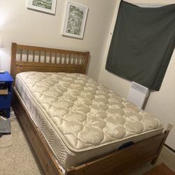 Full Bed Set (Mattress, Box Spring, And Bed Frame)