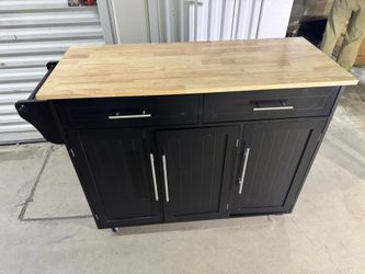 Rolling Kitchen Island Cart 