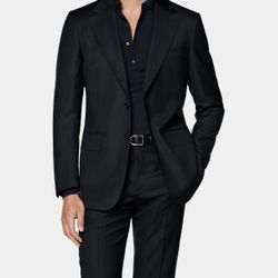 SELL TODAY - Men’s BRAND NEW SUITSUPPLY Navy Tailored Suit Sz 36S
