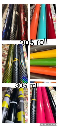 Sale 30$ Rolls 5D Carbon Fibra 