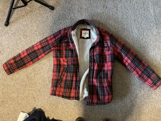 American Eagle Sherpa Lined Flannel Jacket