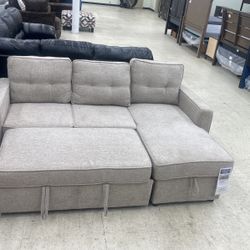 Sleeper sectional with storage
