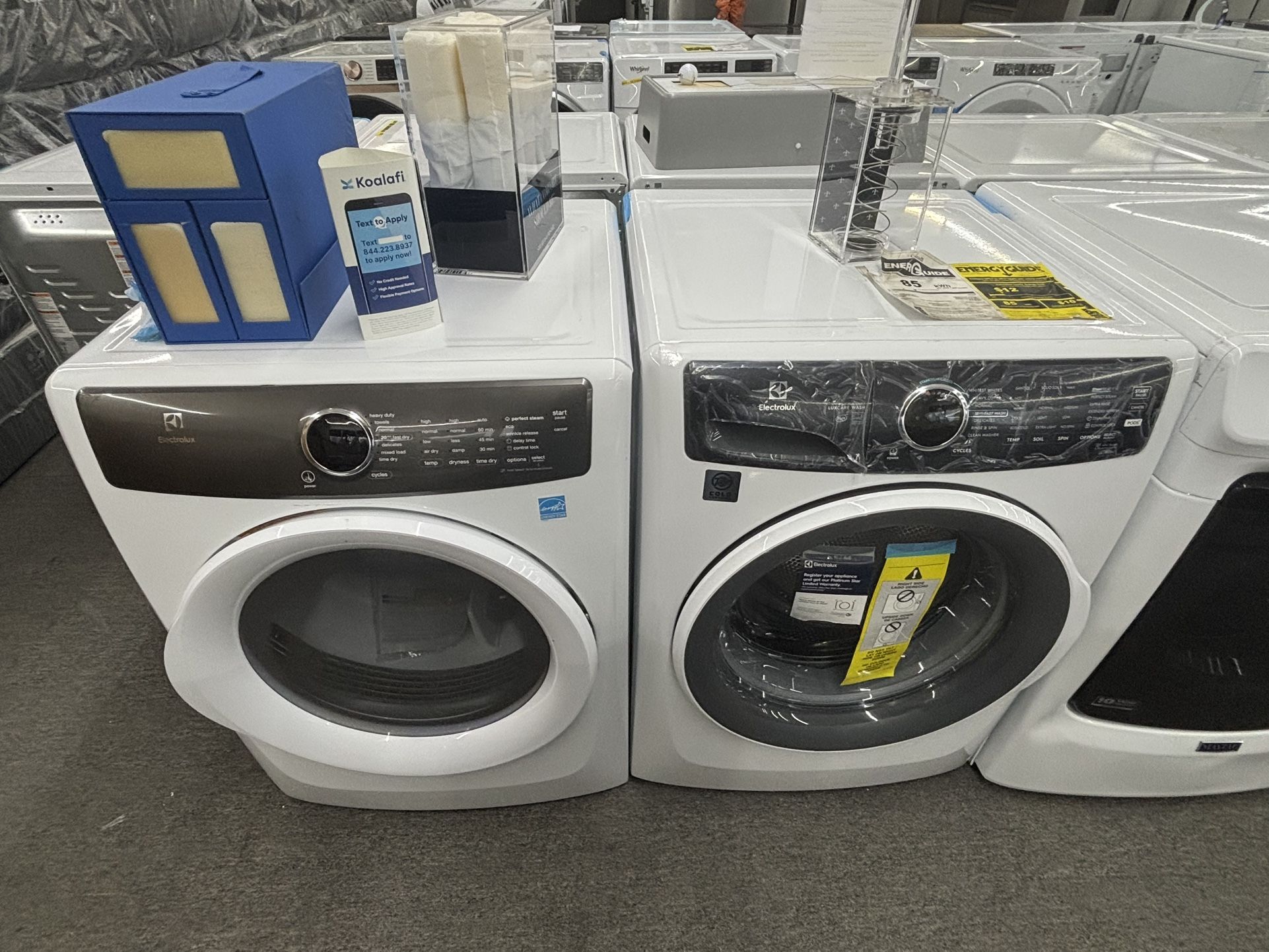 Brand New Electrolux Washer and Dryer