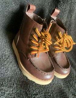 Cat & Jack Toddler Boys' Brown Boots Size 6