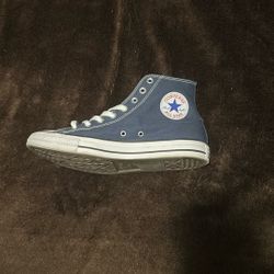 Size 9 Navy Blue Converse