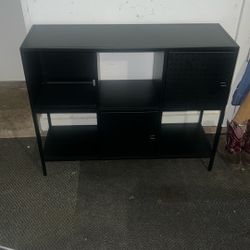 Black Metal Dresser