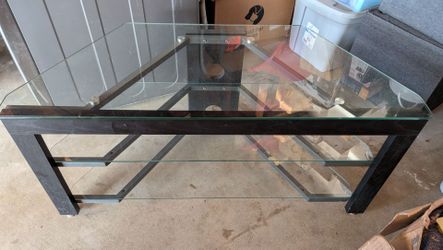 Glass TV Stand