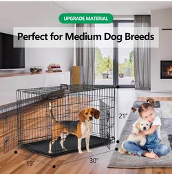 30 Inch Medium Dog Crate