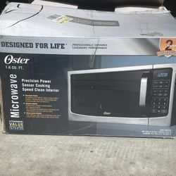 Oster 1.6 cubic ft microwave