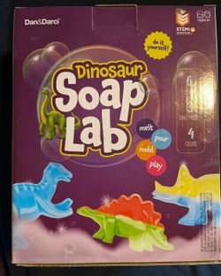 Dinosaur soap