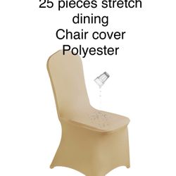 25 Pieces Stretch Dining Chair Cover 💯 Polyester 