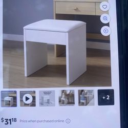 Cushion Vanity Stool