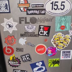 Emerson Stainless Steel Mimi Fridge Xcellent Condition 