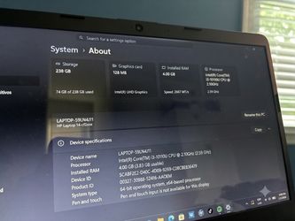 Hp laptop trade