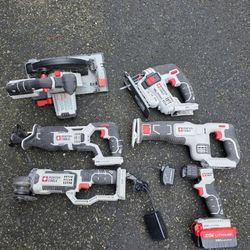 Porter Cable 6 Piece Tool Kit 20 Volt