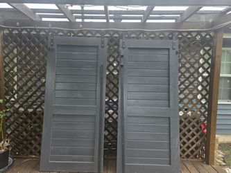 Vendo estas slide door 36x80 con todos los accesorios