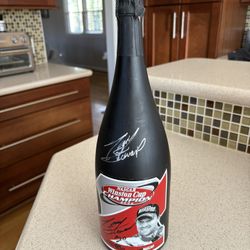 Super Rare - Tony Stewart Autographed 2002 Winston Cup Winners Circle Champagne Bottle