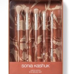 SONIA KASHUK EYE BRUSH SET Limited Edition - 5  Brushes New In Box