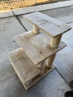 Cat & Dog Stairs - Cream 