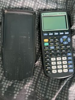 Texas Instruments TI-83 Plus Graphing Calculator with Slide Cover + Batteries