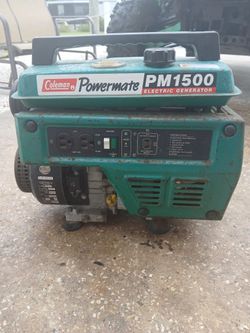 Coleman Generator Works Good 