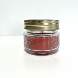Apple Cinnamon Scented Mini Jar Candle