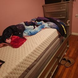 Kids Bed And Dresser 