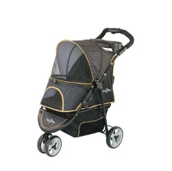 Gen7Pets Promenade Pet Stroller Gold Nugget – Dog/Cat Up to 50 lbs