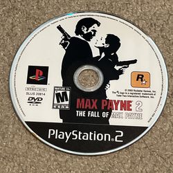 Max Payne 2 the Fall of Max Payne PS2 PlayStation 2 Video Game Disc Only Tested