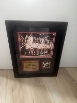 Miami Heat 2012-2013 Championship Framed Game Used Net