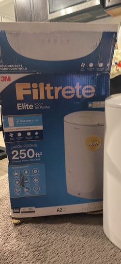 "Filtrete Elite Air Purifier - True HEPA, Captures 99.97% Particles"