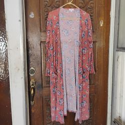 Lularoe Long Ribbed Cardigan Women's Large