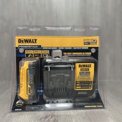 DEWALT 20V Max Starter Kit with Powerstack Compact Battery and Charger DCBP034C