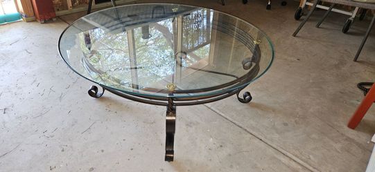 living room coffee table(metal furnished)